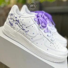 Purple Blossom Custom Air Force 1