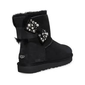 UGG Mini Bailey Bow Brilliant Black Boots